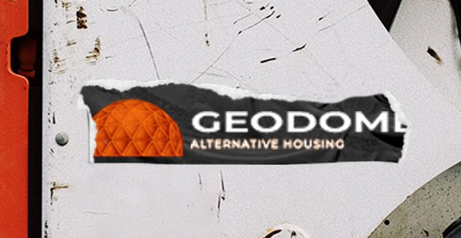 Geodome-Sticker peeling sticker